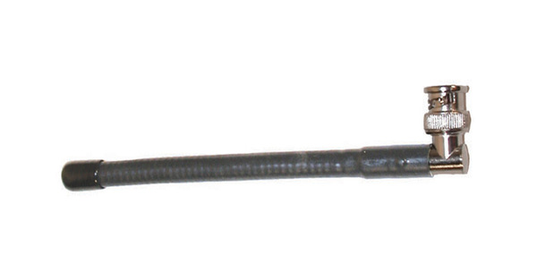 LA-123 90 DEGREE HELICAL ANTENNA (72 MHZ) DESIGNED TO MOUNT TO THE REAR BNC ANTENNA CONNECTOR